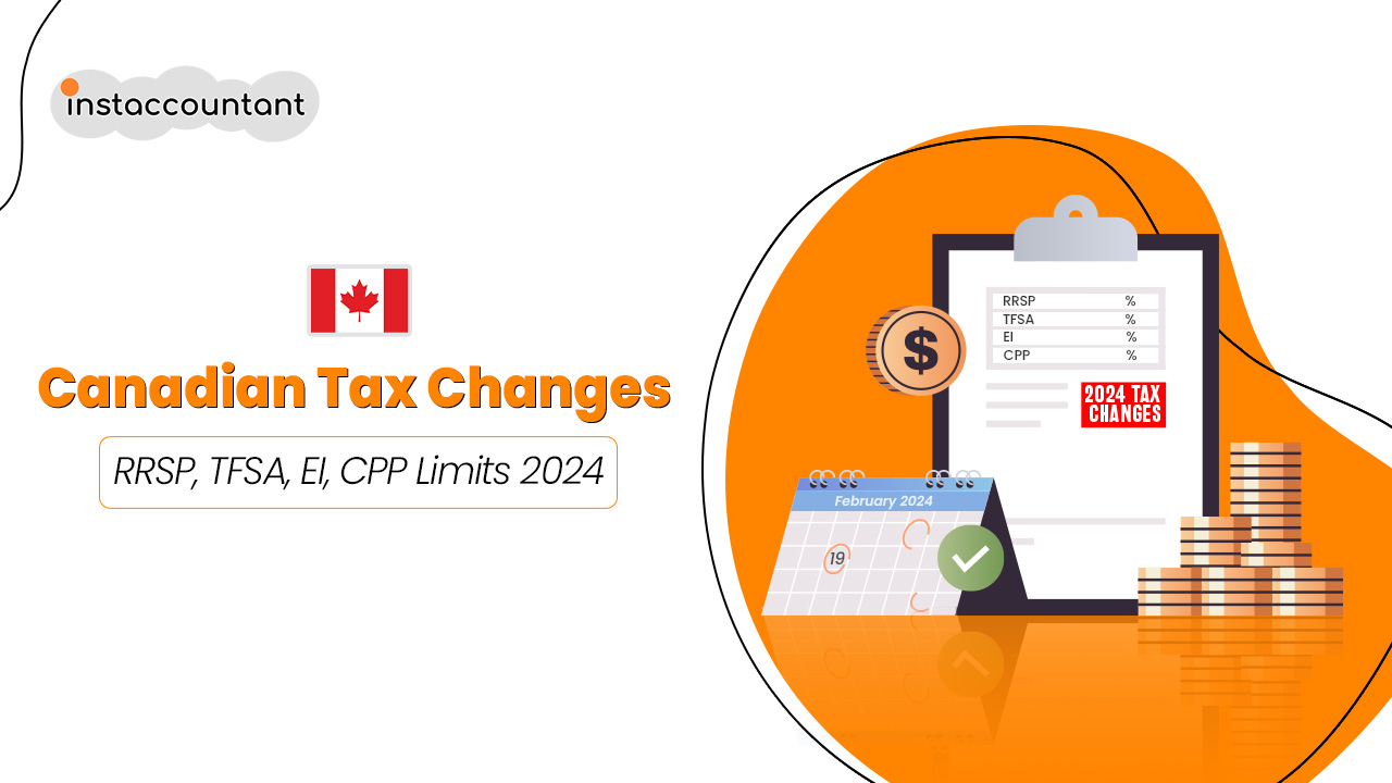 2024 Tax Changes in Canada RRSP, TFSA, EI, CPP Limits and More