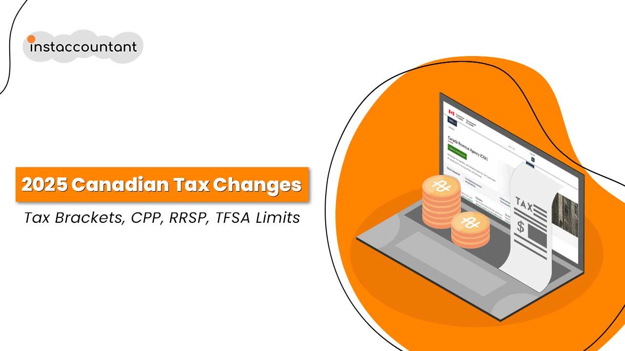 2025-Canadian-Tax-Changes-Tax-Brackets,-CPP,-RRSP,-TFSA-Limits Blog detailing CRA 2025 tax updates, highlighting key Canadian tax changes and financial planning tips